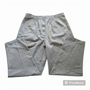 Delta Burke Collection Petite 100% Cotton Beige Peg Pant - Size 20WP